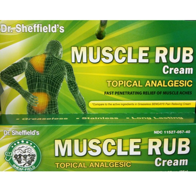 Dr. Sheffield's Muscle Rub Pain Relieving Cream 1.25oz for sale
