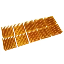 US Stock 10pcs 28 x 28 x 13mm Heat Sink Cooling Aluminum Heatsink CPU IC LED