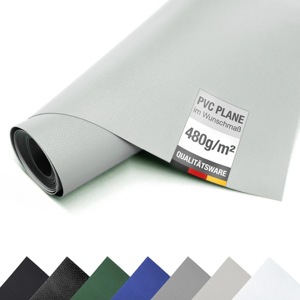 PVC LKW Plane Abdeckplane Camping Pool reißfest 480g/m² Camping Schutz