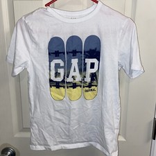 Gap Kids Boys T Shirt XL 14/16 White