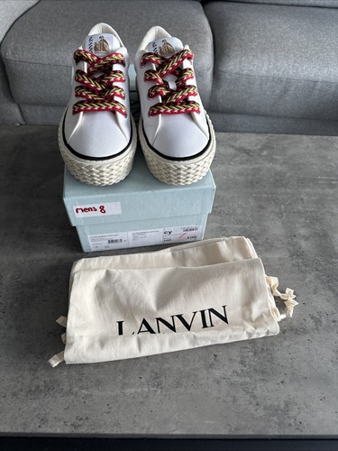LANVIN Curb Sneakers Size 8 New Boxed Chunky LANVIN Trainers - Picture 21 of 21