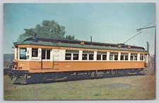 Chrome Postcard Waterloo Cedar Falls and Northern 100 Train Car