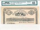 Bank of Australasia New Zealand 1 Pound 1915 PROOF Wellington PMG  45