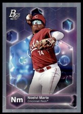2022 Bowman #PE-3 NOELVI MARTE: Platinum Precious Elements • Cincinnati REDS RC