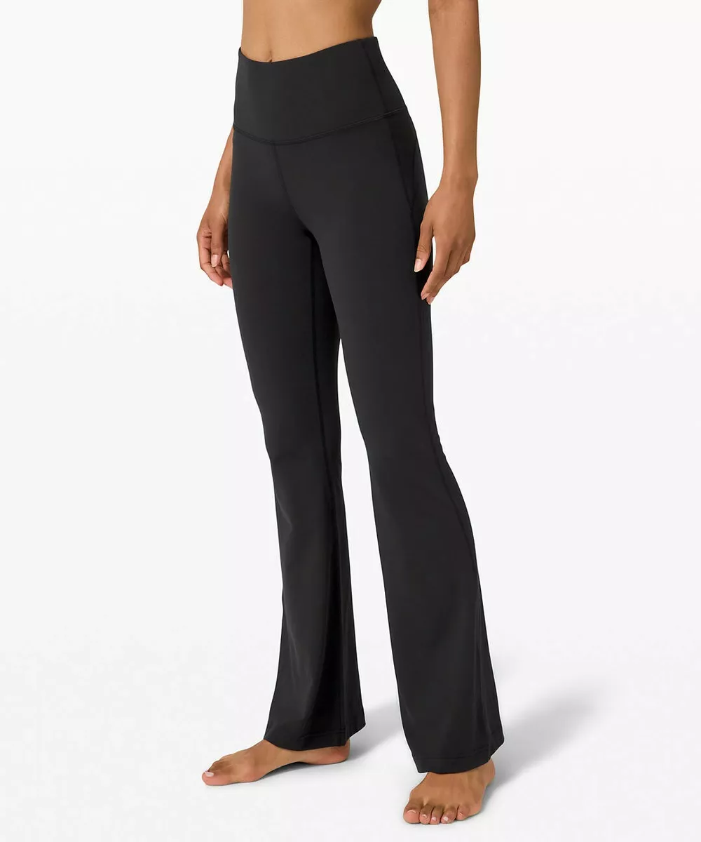 NEW LULULEMON Groove Pant Flare Super HR 0 2 4 6 8 10 Black Nulu