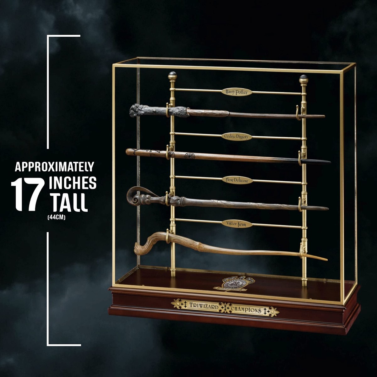 Harry Potter Warner Bros. Triwizard Champions Wands & Display