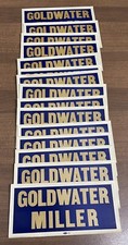1964 Barry Goldwater Presidential Campaign Front-gummed Stickers - Dealer Group