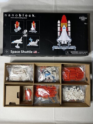 Open Box - Ohio Art nanoblock Deluxe Edition Level 6 - Space Shuttle: 1600 Pcs