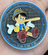 DOJ FBI Polygraph Division Northeast Region Disney Pinocchio Them challenge Coin