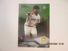 KE'BRYAN HAYES PIRATES 2021 BOWMAN PLATINUM ROOKIE CARD #51. rookie card picture