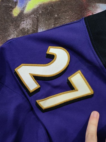 Baltimore Ravens Ray Rice #27 NFL Purple Football Jersey Sewn Nike Mens 56 250$ - Picture 9 of 12