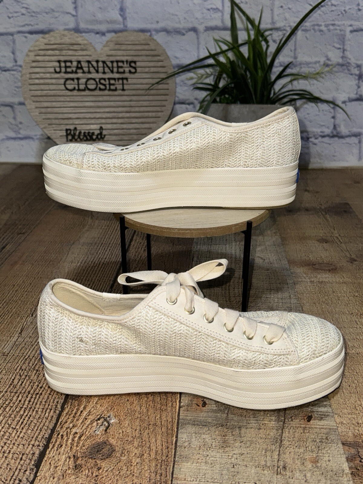Keds x Kate Spade Triple Up Sneakers Size 9 Pre owned good condition image 8