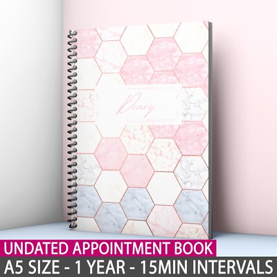 A5 1 Year 52 Week Diary For Salon Spa Therapist Nail Massage - View #7