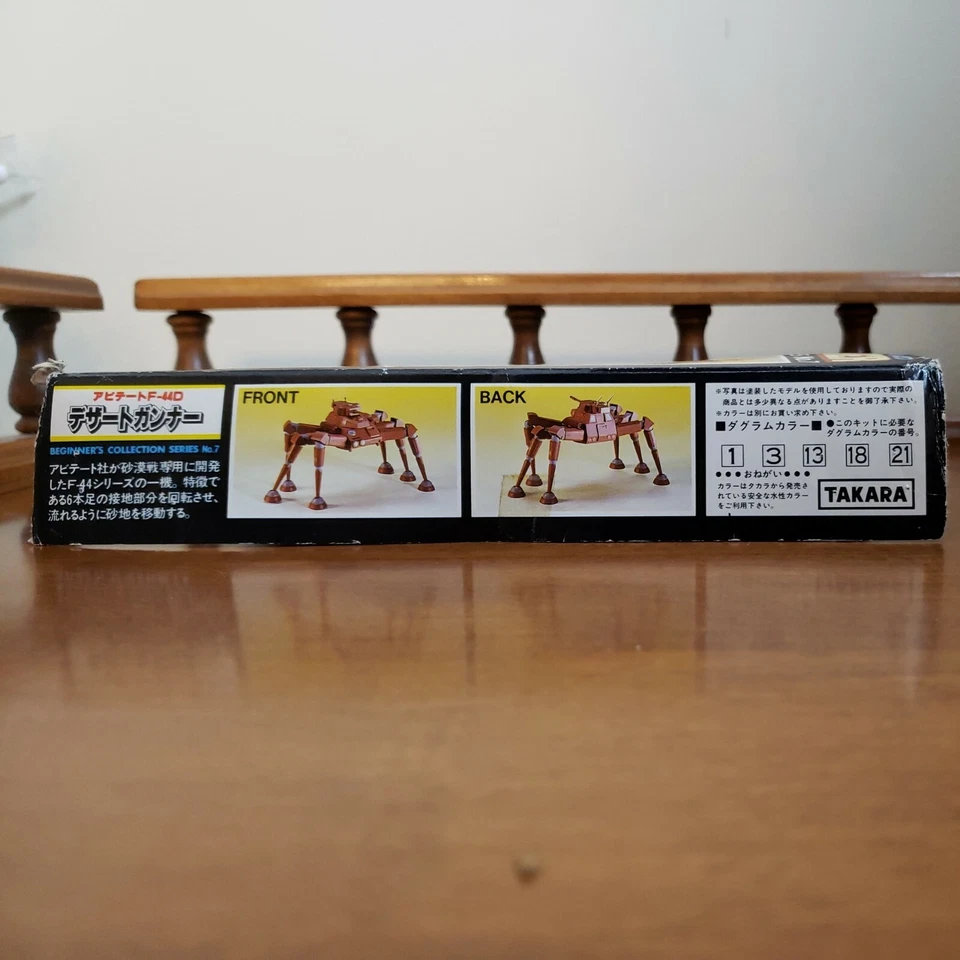 Rare Takara Robotech DESERT GUNNER Abitate F44D Model Kit 1/144 Vintage 1980s  - Image 3 of 4