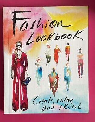 Fashion Lookbook, create color and sketch, Samantha Hahn, Galison, New York