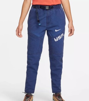 Nike ACG Dri-FIT ADV Womens XS (0 2) Team USA Blue Hiking Trail Pants DH1599-498