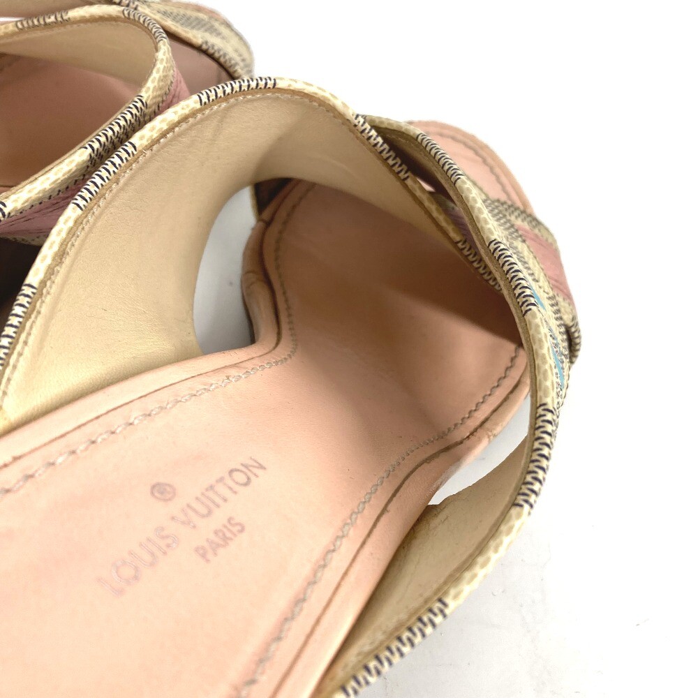 Louis Vuitton ベージュ スエード ミュール Louis Vuitton ベージュ スエード ミュール ルイヴィトン