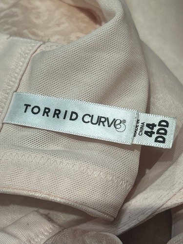 Torrid Curve Pink Back Smoothing Lightly Lined Underwire T-Shirt Bra Size 44DDD - Picture 4 of 6