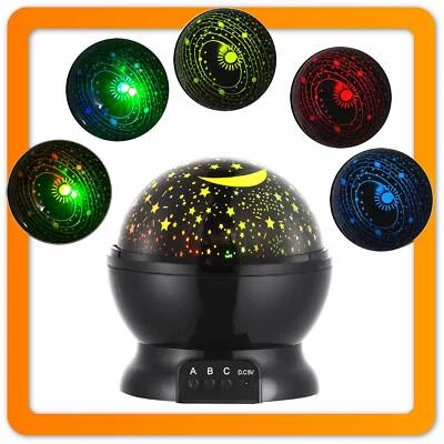 Baby Nachtlicht Sternenprojektor LED Kinder Einschlafhilfe Sternenhimmel Lampe - Bild 1 von 4