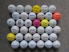 36 Used Golf Balls  All Found On The Golf Course - no lake balls