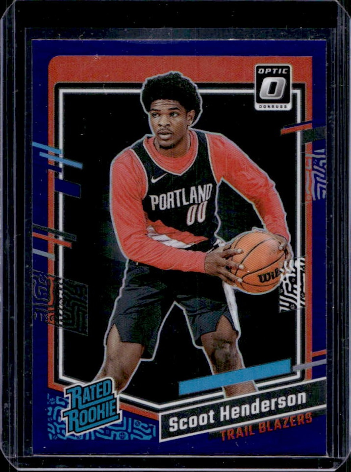 2023-24 Donruss Optic Scoot Henderson Purple Prizm Rated Rookie #239