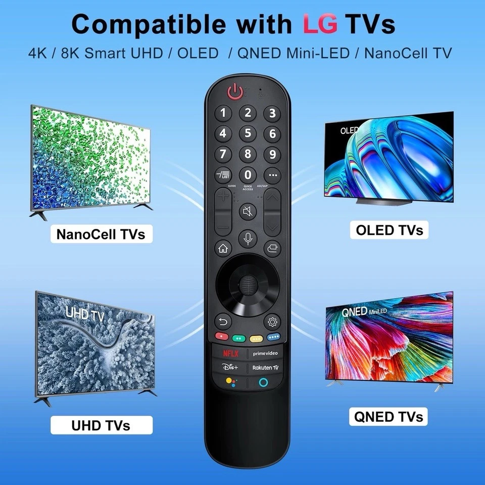 Reemplazo de control remoto universal para Smart TV LG Smart TV - LG Magic Remote - Imagen 2 de 4