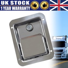 Travel Trailer Paddle Lock Stainless Steel Flush Mount Paddle Handle Door Latch
