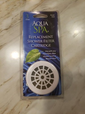 WOW! AQUA SPA 3 Stage Shower Filter Cartridge Replacement #7039