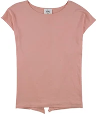 A-Line Womens Swing Basic T-Shirt, coral, Petite, PS