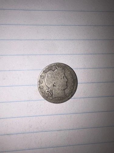 1909-D Barber Quarter