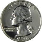 1958 Washington Silver Quarter Proof 25c Coin Collectible
