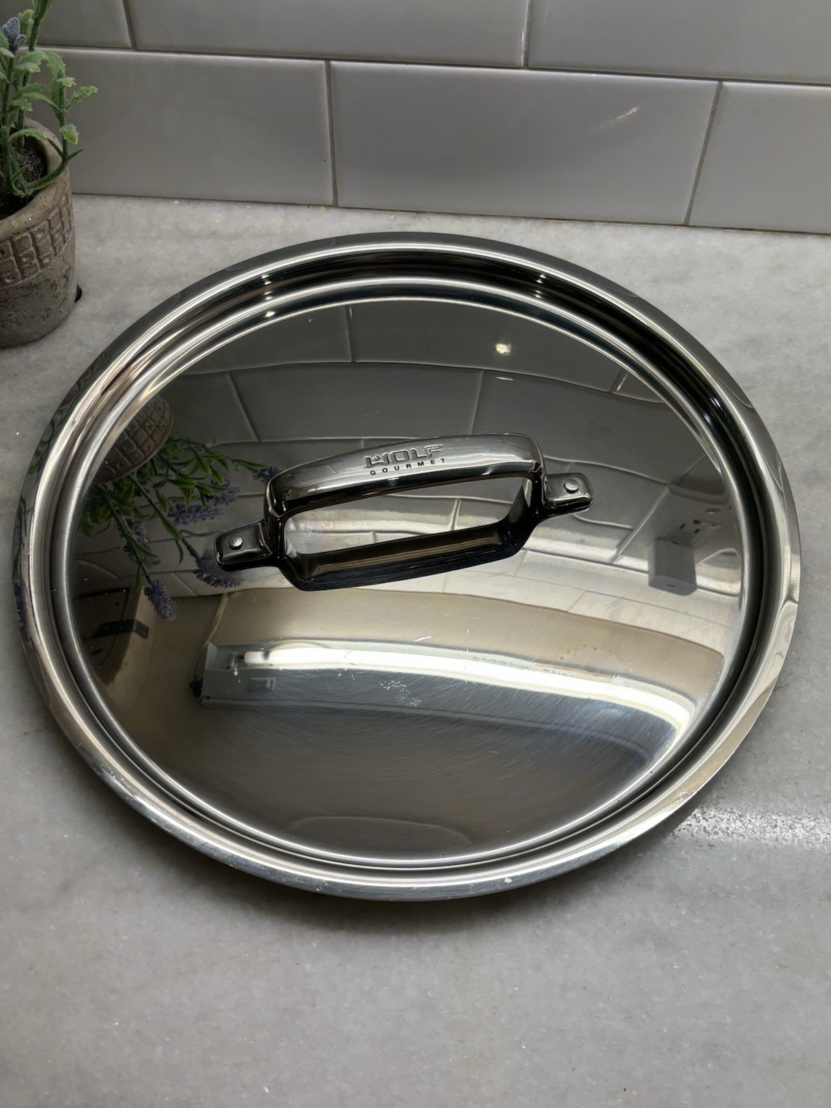Wolf Gourmet Pot LID For Pan Saucepan 10.5” Stainless