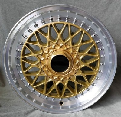 Alufelgen 7x16 Zoll Maxilite RS Style gold BMW 3er E21 E30 VW Golf 19E UP Polo