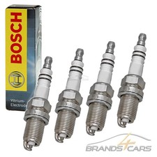 4x BOSCH ZÜNDKERZE FÜR VW POLO 86C 1.3 SCIROCCO 53 53B 1.6