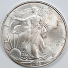 2005 American Silver Eagle (BU) - AUTHENTIC - In a Capsule to Protect It!