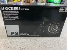 Kicker 10PS5250 5.25 Inch 2-Way PowerSports Series Coaxial Speakers Pair 