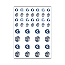 Georgetown Hoyas Small Sticker Sheet - 2 Sheets