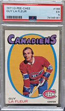 1971 O-Pee-Chee #148 Guy La Fleur Rookie Montreal Canadiens PSA 5