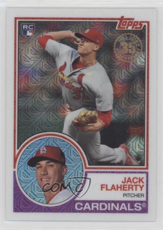 2018 Topps Silver Pack 1983 Topps Design Chrome Series 1 Jack Flaherty #14 0xi8