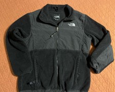 The North Face Retro Denali Girls Large Black PolarTec Full Zip Fleece Jacket