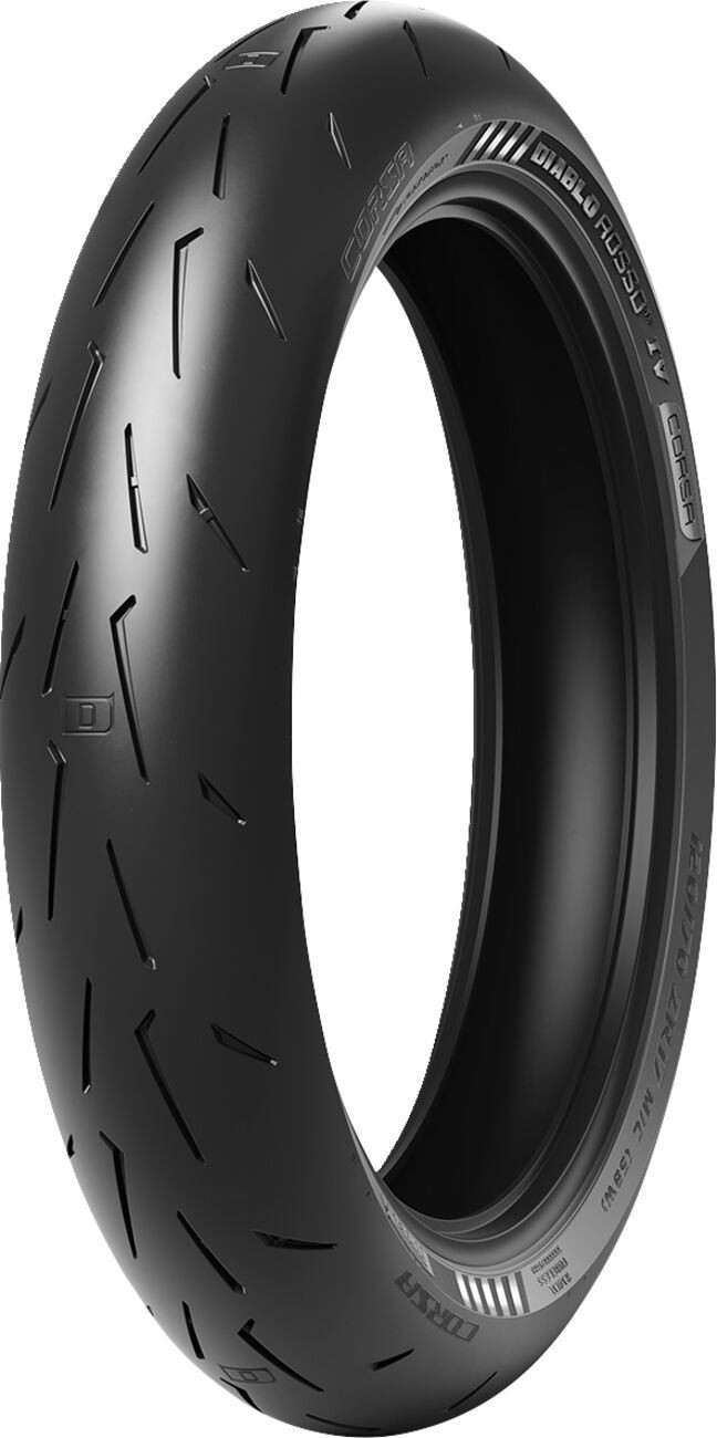 Motorcycle Track Tyre Pirelli Diablo Rosso 4 Corsa 120/70ZR17 58W Front KTM - Image 19