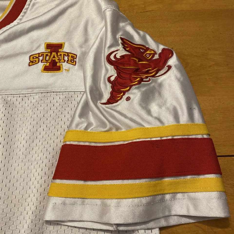 Camiseta de fútbol blanca Iowa State Cyclones Colosseum talla mediana #4 Foto 3 de 4