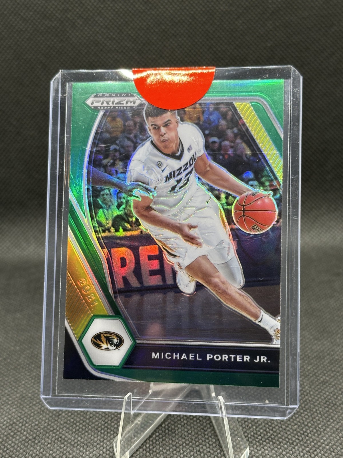 Michael Porter Jr 2021 Panini Prizm Draft Picks Choice Blue Yellow Green Prizm 