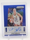JULIE VANLOO 2025-26 PANINI PRIZM WNBA THROWBACK BLUE AUTO /75 #TB-JV Q3704