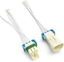 5 Pin Headlight Assembly Pigtail Connector Male and Female Replacement for GM Po