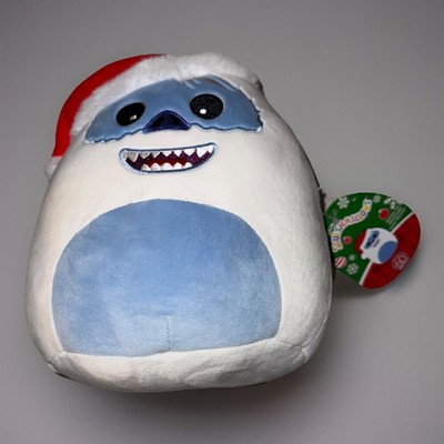 Bumble the Abominable Snow Monster with Santa Hat Squishmallows Plush NWT