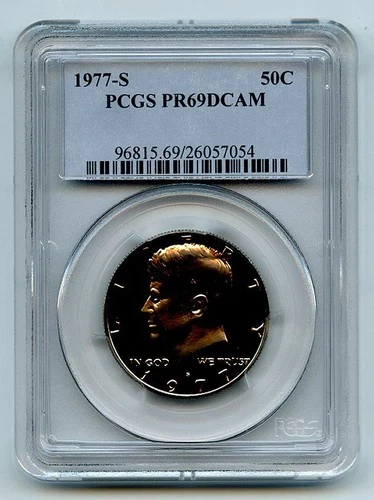 1977-S Kennedy Half Dollar Proof — photo from the most recent tracked eBay sale