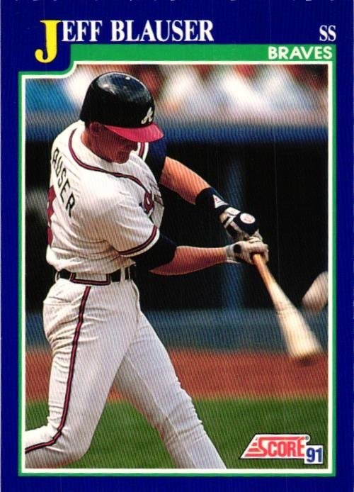 1991 Score - Jeff Blauser #52