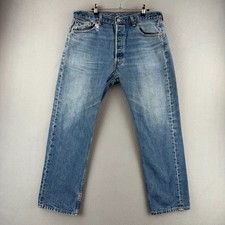 Vintage Levis Jeans Mens 38x30 Fits 36x29 501 Straight 90s Made in USA