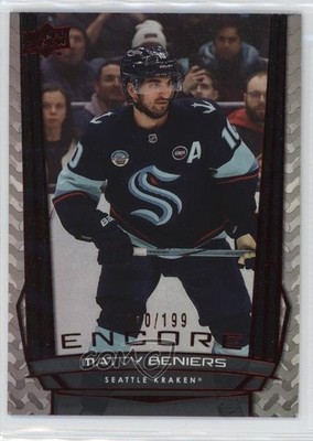2025-26 Upper Deck Series 1 Encore Red /199 Matty Beniers #E-48 0b3